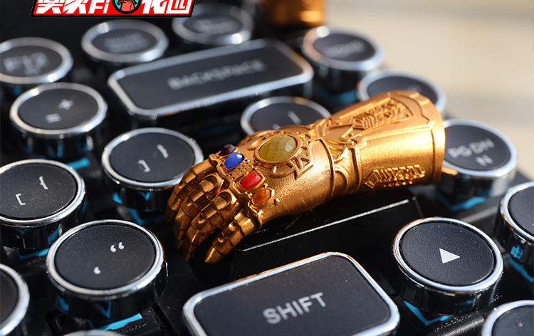 Avengers Infinity War Thanos Infinity Gauntlet Custom Keycap, Artisan Keycap For Cherry MX Switch Mechanical Keyboard