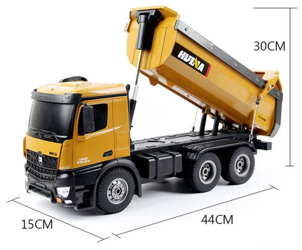 Big Scale RC Dump Truck Toy Car (2.4Ghz Radio Remote Control Electric Truck Toy)