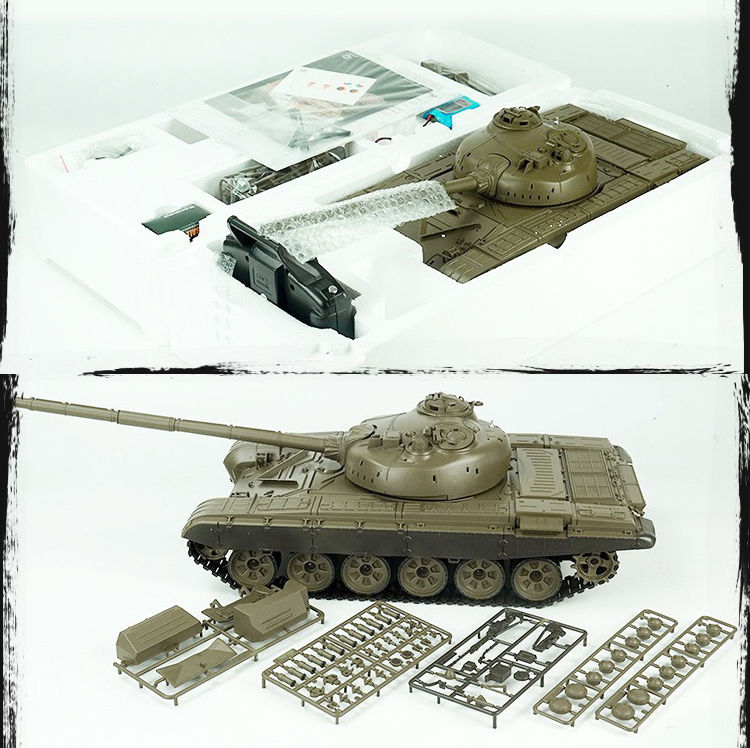 Russia T72 RC Tank 1:16 Scale Model Main Battle Tank (Heng-Long 3939 Plastic Basic Version) 2