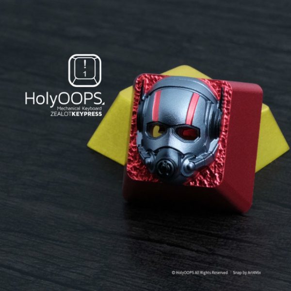 Marvel Avengers Ant-Man Custom Keycap, Backlit Keycap, Artisan Keycap For Cherry MX Switch Mechanical Keyboard