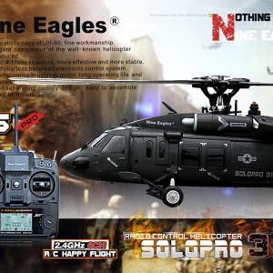 RTF Nine Eagles Solo Pro 319a UH-60 Blackhawk Realistic RC Helicopter