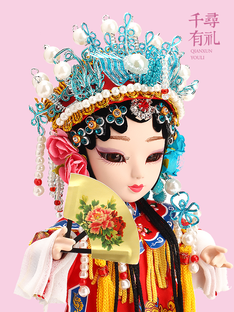 Chinese Crafts Gifts, Action Figures, Handicraft Silk Figurines, Silk Doll, Memorabilia, Souvenirs