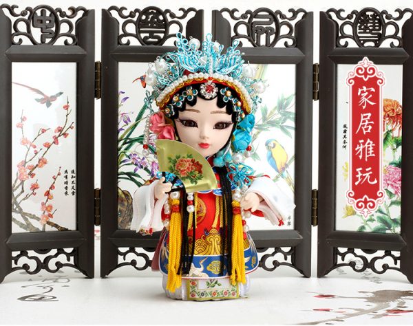 Chinese Crafts Gifts, Action Figures, Handicraft Silk Figurines, Silk Doll, Memorabilia, Souvenirs