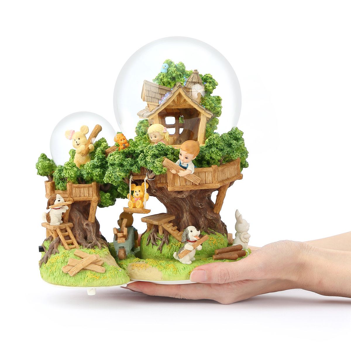 Our Tree House Base"- Children's fairy tale tree house scene Snow Globe Music  Box (Musical Box Water Globe / Snow Domes Christmas Collection) - G.Goods.  Online Shopping for Electronics, Toys, Collectibles &