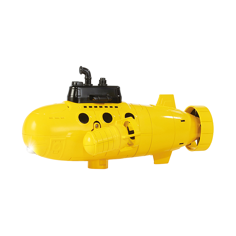 Sharper Image Wireless RC Submarine Real Underwater Action Explorer For Pool Fun (Small Yellow Submarine Toy)