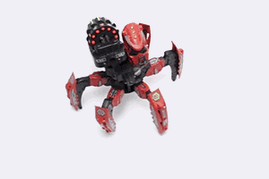 Science Fiction Future Combat Robot Toy, Remote Control Bionic Six-legged Walking Spider Attack Tank Battle Robot.