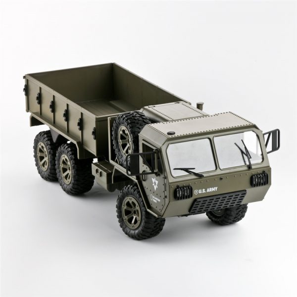 6X6 6WD HEMTT US Army Military Truck Toy (Can Install Wifi Camera), Remote Control off-road Truck Toy, RC Car.