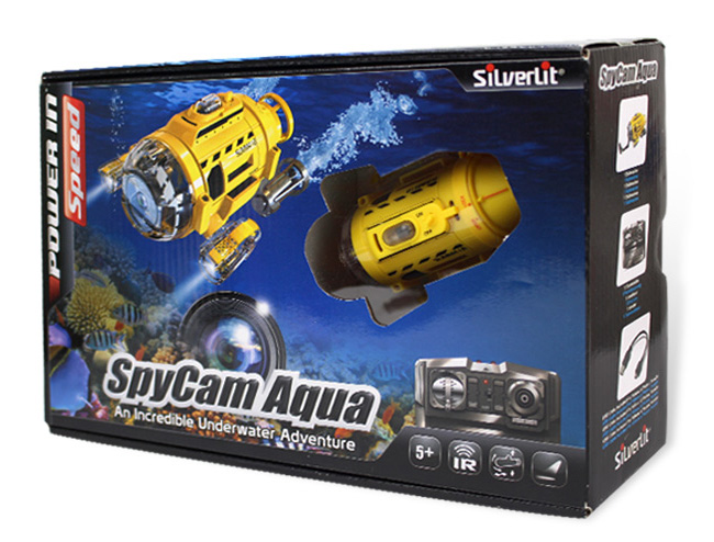 WOOW. SpyCam Aqua Mini RC Submarine With Integrated Camera. (Small Yellow Submarine Toy) 2