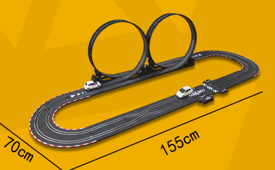 -"Thrilling Roller coaster"- Slot Car Track Layout Set Kits, Top-Racer AGM TR Series (TR-02) Slot Car Racing Set Kits. (1:43 Scale Indoor racing car toy) 1
