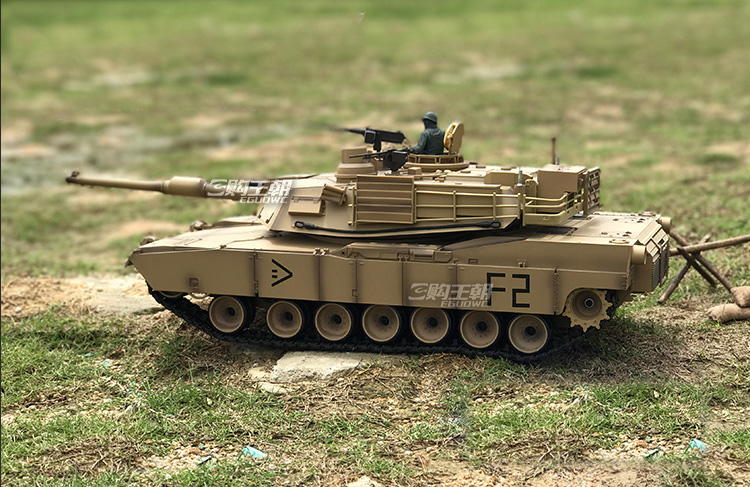 Remote Control M1A2 Abrams Main Battle Tank Scale Model Heng-Long 3918 RC Tank Military Vehicle Model