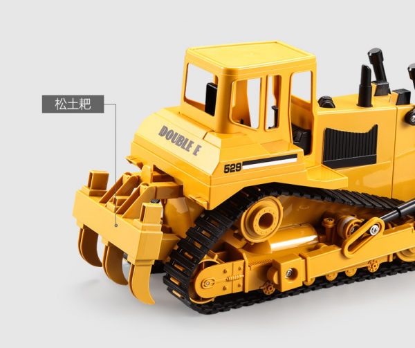 -"Simulation RC Bulldozer"- Electric Remote Control Bulldozer Toy (Construction vehicle toy, Outdoor children's beach toy)