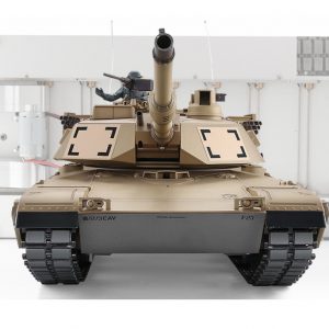 -"Full Metal Chassis"- U.S. Army M1A2 Abrams Remote Control 1/16 Scale Model Tank