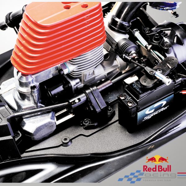 -"Gas Powered RC Car"- Red Bull RB7 Formula One Racing Car (1:7 Scale Model Red Bull Racing RB7 RC Nitro F1 Car Full Kits)