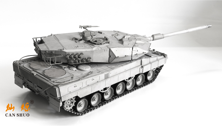 1:16 2.4Ghz German Leopard 2A6 3D Electric RC Remote Battle Tank Model Toy RTR