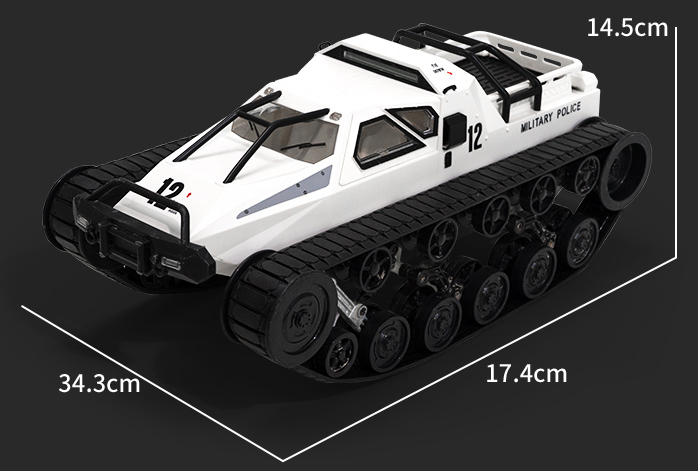 -"RC Drift Super Tank"- Extreme Vehicle Luxury Super Tank Desert Buggy Toy Car, RC off-road Climbing Vehicle. 1
