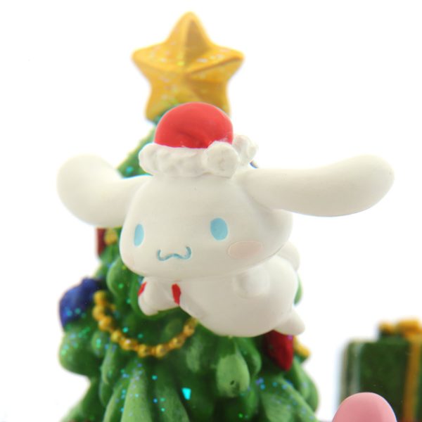 "Sanrio Family Christmas party", Hello Kitty, Bad Badtz-maru, Pompompurin, Cinnamoroll, Music Snow Globe (Musical Box Water Globe / Snow Domes Christmas Collection)