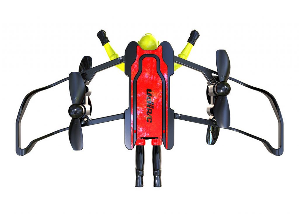 "Flying Man" Quadcopter RC Toy, RC Quadrotor Helicopter, Quadcopter Drone Toy, Remote Control Mini Toy Aircraft