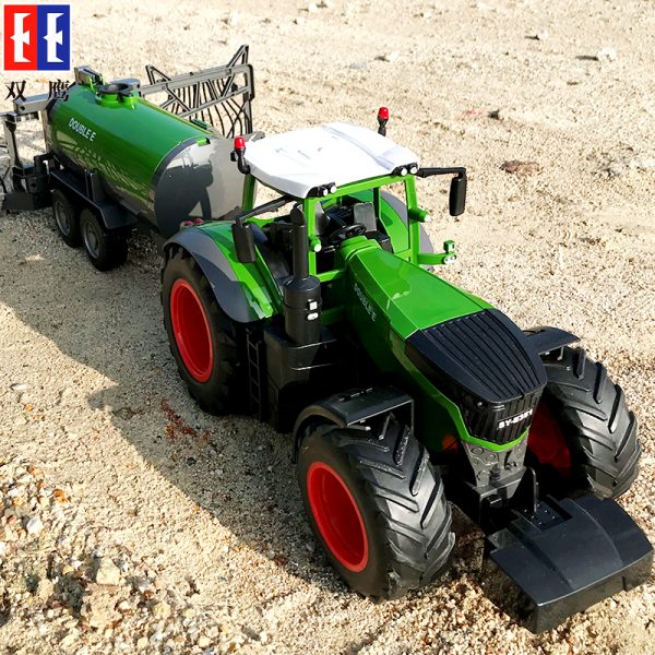 -"Simulation RC Farm Tractor With Drip Irrigation System"- Electric Remote Control Tractor Toy Drag The Drip Irrigation Water Tank (Outdoor Children's Farmer Game, Agricultural Equipment, Farm Vehicle Toy)