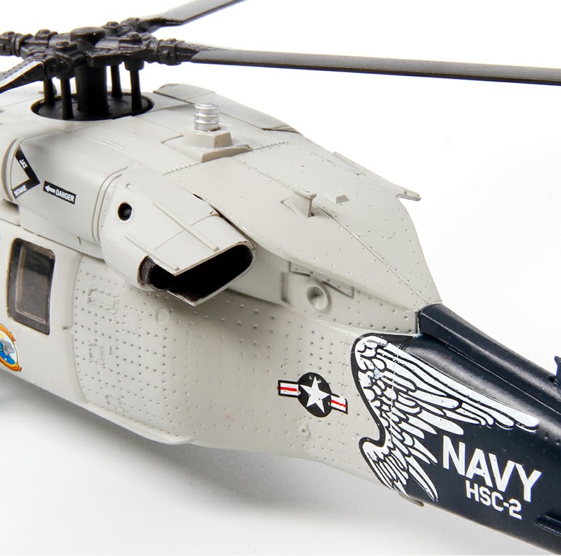 Sikorsky MH-60 Knight Hawks HSC-2 "Fleet Angels" 1:72 Scale Diecast Model Helicopter, (Sikorsky S-70 UH-60 Black Hawk Scale Model)
