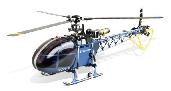 "SA-315A Lama Like Real RC Scale Model Helicopter " Walkera 4F200LM 2.4GHz 3D 6CH Brushless 3-Axis Gyro RC Helicopter 3-Blades Flybarless Metal (RTF) Ready to Fly Heli w/ Devo7 Transmitter
