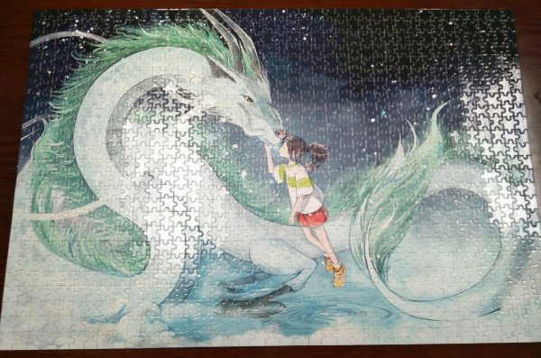 1000 Pieces Wooden Jigsaw Puzzle Hayao Miyazaki Spirited Away sophisticated Jigsaw puzzle for adults brain teaser game picture Puzzle pieces Japanese animated jigsaw pieces