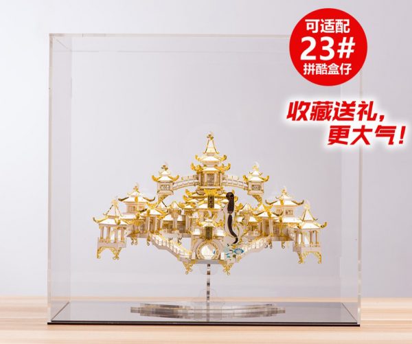 DIY Handmade Arts Crafts Decorations 3D Metal Puzzle Resplendent Magnificent Fairy Palace Beautiful Fairy Jigsaw Puzzle for Adults piececool THE MOON PALACE P143-WGK