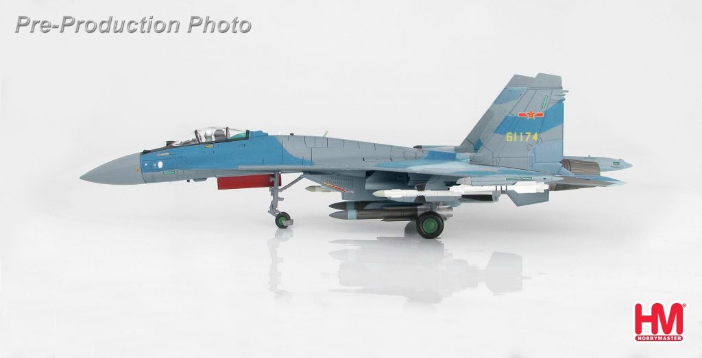 Hobby Master Collector 1/72 Air Power HA5703 Su-35 Flanker-E 61174, CCP Air Force. Russian Sukhoi Su-35 Flanker-E Multi-role air superiority fighter (Military Airplanes Diecast Model, Pre built Aircraft Scale Model)