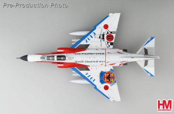Hobby Master Collector 1/72 Air Power HA19011 Japan Air Self-Defense Force McDonnell Douglas F-4 Phantom II Jet Interceptor and Fighter-Bomber , F-4EJ Kai "302sq F-4 final Year 2019" (white) (Military Airplanes Diecast Model, Pre built Aircraft Scale Model)