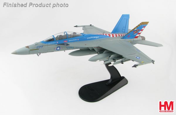 Hobby Master Collector 1/72 Air Power HA5112 U.S. Navy Boeing F/A-18F Super Hornet Carrier-Based Multirole Fighter, 165801, VX-23 "Salty Dogs", Naval Air Station Patuxent River, 2016 (Military Airplanes Diecast Model, Pre built Aircraft Scale Model)