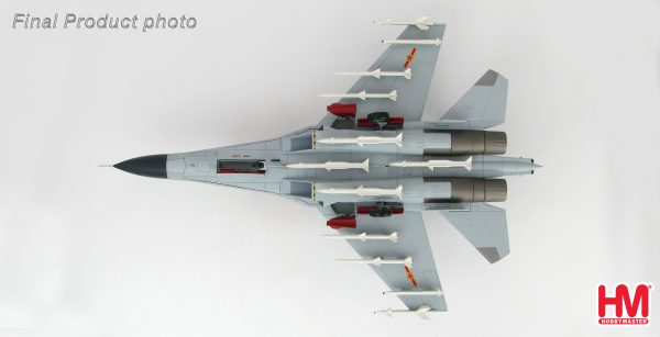 Hobby Master Collector 1/72 Air Power HA6002 J-11BH multi-role fighter Blue 24, 2014. CCP Air Force Shenyang J-11 Air Superiority Fighter (Military Airplanes Diecast Model, Pre built Aircraft Scale Model)