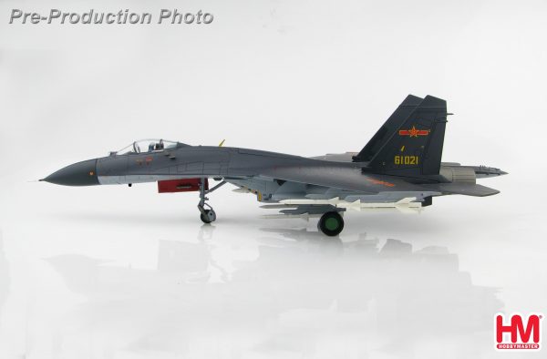 Hobby Master Collector 1/72 Air Power HA6008 CCP Air Force Shenyang J-11 Air Superiority Jet Fighter, J-11B "61021" 2019 January Northern Theater Aviation Training (Military Airplanes Diecast Model, Pre built Aircraft Scale Model)