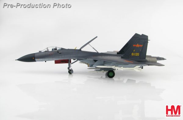 Hobby Master Collector 1/72 Air Power HA6009 CCP Air Force Shenyang J-11 Air Superiority Jet Fighter, J-11B "61120" 2019 January Northern Theater Aviation Training (Military Airplanes Diecast Model, Pre built Aircraft Scale Model)