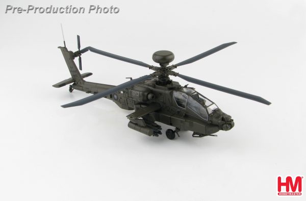 Hobby Master Collector 1/72 Air Power HH1206 Taiwan Army Boeing AH-64E Apache Guardian Attack Helicopter, 812/10012, 2010 (Military Airplanes Diecast Model, Pre built Aircraft Scale Model)