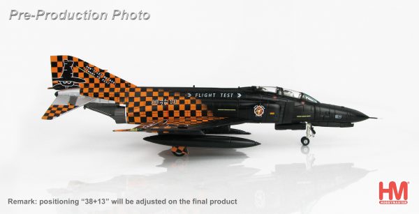 Hobby Master Collector 1/72 Air Power HA1977 German Air Force McDonnell Douglas F-4F Phantom II 38+13 "Final Flight", WTD-61 Manching AB, 2013. McDonnell Douglas F-4 Phantom II supersonic jet interceptor and fighter-bombe (Military Airplanes Diecast Model, Pre built Aircraft Scale Model)