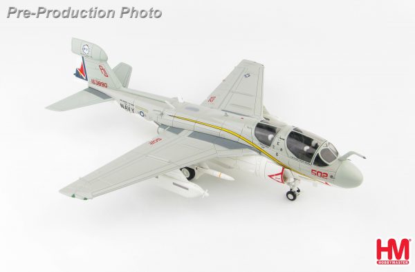 Hobby Master Collector 1/72 Air Power HA5007 United States Navy Northrop Grumman EA-6B Prowler Electronic warfare Attack aircraft, 163890/AJ502, VAQ-134, June 2015 "US Navy Farewell scheme (Military Airplanes Diecast Model, Pre built Aircraft Scale Model)