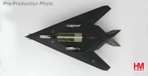 Hobby Master Collector 1/72 Air Power HA5803 Lockheed Martin F-117A "OIF" 88-0842, 8th FS, Holloman AFB, 2003. United States Air Force Lockheed F-117 Nighthawk Stealth attack aircraft (Military Airplanes Diecast Model, Pre built Aircraft Scale Model)