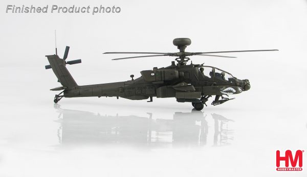 Hobby Master Collector 1/72 Air Power HH1202 Boeing AH-64D Longbow (Late Variant) 05-7011, 1st Attack Recon. Bttn., 1st Combat Aviation Brigade, 1st ID, Camp Speicher, Tikrit, Iraq 2010. US Army AH-64 Apache Attack Helicopter (Military Airplanes Diecast Model, Pre built Aircraft Scale Model)