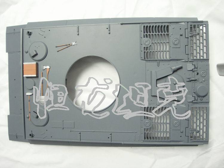 Tiger I RC Tank Upper Body Body Upper Cover For Heng-Long 3818 Tiger 1 Remote Control Tank Accessories Parts Fittings