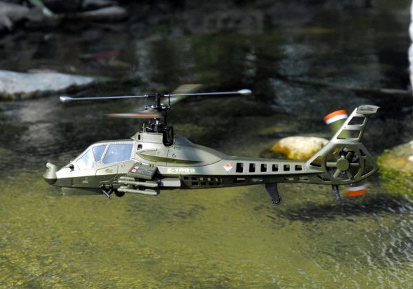 "Boeing–Sikorsky RAH-66 Comanche" Ready to Fly (RTF) Attack Helicopter Scale Model, 2.4GHz, 4CH (4 Channel), Single Rotor, Remote Control Helicopter, Simulation RC Military Helicopter Toy