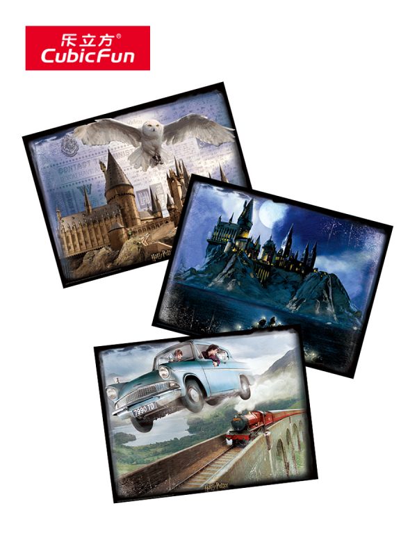 harry potter fan collection Best Harry Potter Mural images Harry Potter Wall Mural Harry Potter Wall Graphic Cubic-Fun 3D photo Lenticular Printing Paper Puzzles