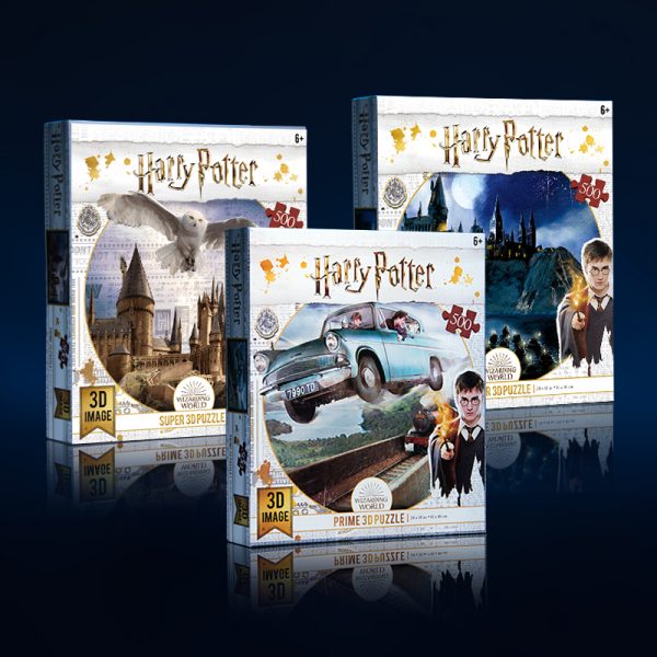 Cubicfun Toys Cubic-Fun Paper Jigsaw Puzzle, 3D Lenticular Printing Image, Harry Potter 500 Pieces Jigsaw Puzzle, Fan Collection, Stay with kids toys,