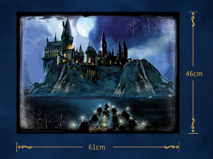 "Hogwarts Boats Transport first years student at Hogwarts School of Witchcraft and Wizardry to Hogwarts Castle"--- 3D Lenticular Printing Image, 500 Pieces Harry Potter Movie CLIP Jigsaw Puzzle, (Cubicfun Toys (Cubic-Fun E1616H) Paper Puzzles Best gift for Harry Potter fans. 1