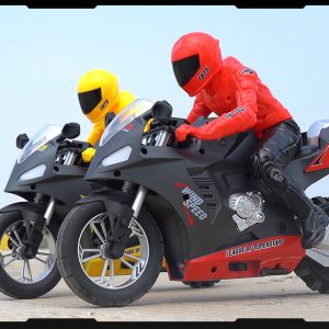 1:6 Scale Upriser Remote Control Motorcycle, Self-Balance (balance with no support) RC Stunt Bike, Wheelies RC Motorbike, High-Speed Drifts RC Motorcycle, Real Race RC Motorbike