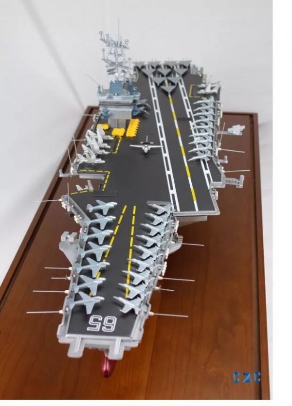 ✅United States Navy Enterprise-class Nuclear-powered aircraft carrier diecast Full Metal Scale Model USS Enterprise CVN-65Big E collectible Military model collector Teaching model boat