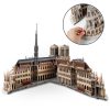 Notre-Dame de Paris 3D Paper Jigsaw Puzzle Gothic Architecture Notre Dame Cathedral Scale Model Notre-Dame Crafts Catholic Artwork Carvings French Gothic cathedrals