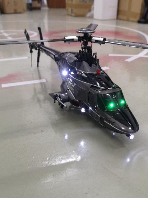 RTF Walkera RC Helicopter Airwolf 200SD3 For Sale, 3-Axis Flybarless Triple Bladed 6CH 2.4GHz Radio Remote Control Brushless 3D Helicopter, Walkera RC Heli With DEVO 7 Transmitter