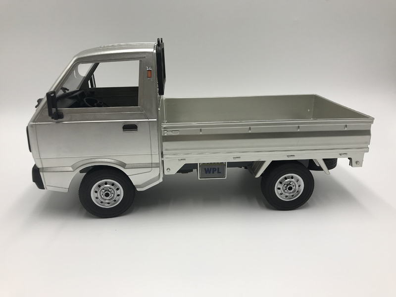 1:10 RTR 2WD Silver/Grey from 6 Years Kei Truck Outdoor up to 25 km/h Remote-Controlled Amewi 22506 Scale Flat Bed