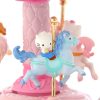 Hello Kitty Carousel (Merry-Go-Round) Musical Water Globe, Cute Pink Music (Musical) Box Carousel. (Snow Globe, Snow Domes, Snowstorm). Lovely Girl Gift, New Year Gifts, Winter Gifts, Christmas Gifts. Best For Decorative Collectibles