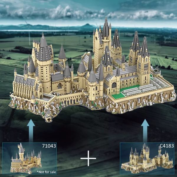 19306 PCS, MOC-30884 Harry Potter: Hogwart's Castle (71043) Epic Extension 2