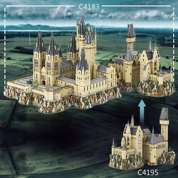 19306 PCS, MOC-30884 Harry Potter: Hogwart's Castle (71043) Epic Extension 3